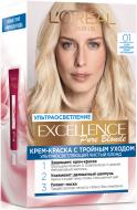 Крем-фарба для волосся L'Oreal Paris EXCELLENCE Pure Blond 0.1 супер-освітлювальний русявий натуральний 192 мл