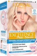 Крем-краска для волос L'Oreal Paris EXCELLENCE Pure Blond 0.1 супер-осветляющий русый натуральный 192 мл