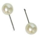 Серьги-пусеты MISO accessory жемчуг белый