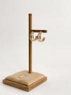 Серьги MISO accessory открытые золотые тройные