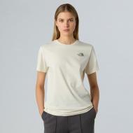 Футболка THE NORTH FACE W SS BOX NSE RELAXED TEE NF0A87NKEBE1 р.L бежевый