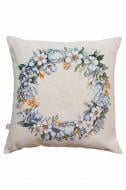 Подушка декоративная Веночек Рrimavera 45x45 см молочный Прованс