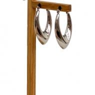 Серьги MISO accessory острые серебрянные