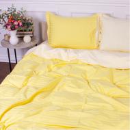 Наволочка Satin Stripe 30-0003+30-0002 Bathild 70x70 см жовтий/бежевий MirSon