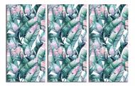 Картина модульная Банановые листья 90x60 см WallArt 54441-3.1