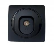 Розетка TV оконечная Aling-Conel Eon IP20 черный матовый E612I.E1