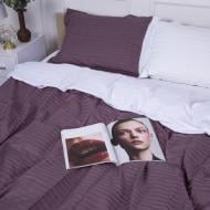 Наволочка Satin Stripe 30-0008+30-0001 Bethseda 70x70 см темно-розовый/белый MirSon