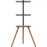 Стойка презентационная OfficePro OfficePro TVS226 43"-65" Black/Walnut 43"-65"