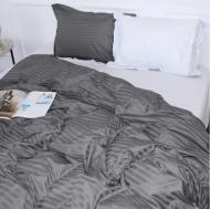 Наволочка Satin Stripe 30-0011+30-0001 Ventura 70x70 см серый/белый MirSon