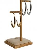 Сережки MISO accessory срібні вигнуті