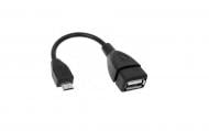 Перехідник Defender USB OTG – micro USB 0,08 м чорний (87300)