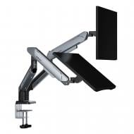 Крепление для монитора Anda Seat Stealth PRO II Duo Titanium 6972417138871 поворотно-наклонные 17"-42" титан