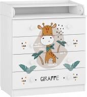 ВІТРИНА! Комод сповивальний Грейд French Giraffe білий
