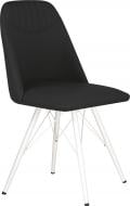 Стул обеденный Nowy Styl MILANA 4LX WHITE (BOX-1) SMP ECO-30 черный / белый