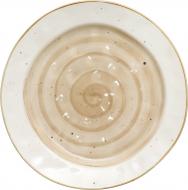 Тарелка обеденная Alt Porcelain 25 см светло-коричневая FB3703LB-10CS