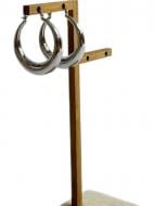 Серьги MISO accessory серебряный месяц