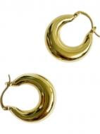 Сережки MISO accessory маленький золотий місяць