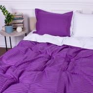 Наволочка Satin Stripe 30-0009+30-0001 Belinda 70x70 см фиолетовый/белый MirSon
