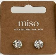 Серьги-пусеты MISO accessory камушек