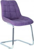 Стул обеденный Nowy Styl NICOLE CF CHROME (BOX-1) SQR SORO-65 фиолетовый / хром