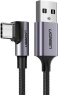 Кабель UGREEN US284 USB - Type-C Cable Angled Alum Braid 1,5 м черный (UGR-60782)