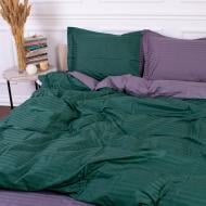 Наволочка Satin Stripe 30-0017+30-0012 Galatee 70x70 см зеленый/черный MirSon