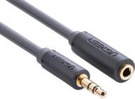 Кабель UGREEN AV124 3.5 мм M to 3.5 мм F 1 м чорний (UGR-10782)