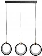 Люстра подвесная Sensio LED Reticulum L500хD190хH1000 4200lm CCT 39 Вт черно-золотой ALG-2965/3L