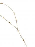 Підвіска на шию MISO accessory із золотими бусинами