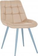 Стул обеденный Nowy Styl NICOLE HN ALU (BOX-1) SQR ECO-07 бежевый / серый
