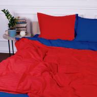 Наволочка Satin Stripe 30-0018+30-0019 Mardin 70x70 см красный/синий MirSon