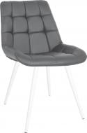 Стул обеденный Nowy Styl NICOLE HN WHITE (BOX-1) SQR ECO-70 серый / белый