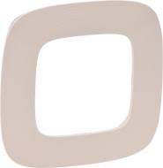 Рамка одноместная Legrand Allure универсальная бежевый с тиснением 754381