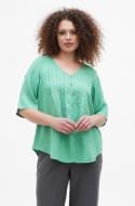 Блуза Галерея льна Лилея р. 52 зеленый 9301/52/393