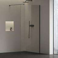Нерухома стінка Ravak Walk-in Air Wall 90 Чорной + Transparent