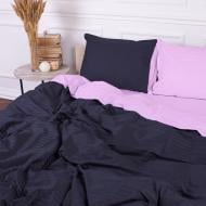 Наволочка Satin Stripe 30-0021+30-0007 Esandiora 70x70 см черный/розовый MirSon