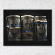 Картина на холсте Доллары 75x100 см Brushme FNK0122001