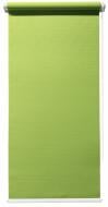 Ролета мини Декорія Лен с фиксацией на струну 41x180 см Зеленый горошек