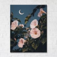 Картина на холсте Лунные Цветы 50x65 см Brushme FNK0122010