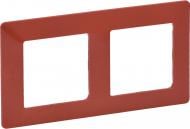 Рамка двухместная Legrand Life универсальная терракот 754072