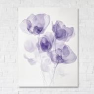 Картина на холсте Цветы 1 с белой рамкой 75x100 см Brushme FNK0122014_RN53-17
