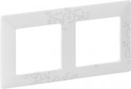 Рамка двухместная Legrand Life универсальная 754122