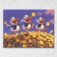 Картина на холсте Денежные селезни 75x100 см Brushme FNK0122015 Картина на холсте Денежные селезни 75x100 см Brushme FNK0122015