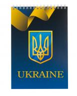 Блокнот на пружині UKRAINE А5 синій