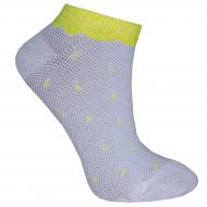 Носки детские для девочек Premier Socks Эконом с горохом р. 16–18 белый