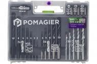 Набор бит и сверл POMAGIER с расходниками в пластиковом кейсе 300 шт. Pom-423090
