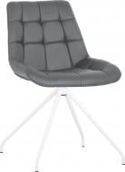 Стул обеденный Nowy Styl NICOLE SN WHITE (BOX-1) SQR ECO-70 серый / белый