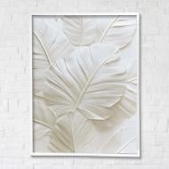 Картина на холсте Листья 2 с белой рамкой 75x100 см Brushme FNK0122022_RN53-17 Картина на холсте Листья 2 с белой рамкой 75x100 см Brushme FNK0122022_RN53-17