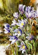 Набор со стразами на подрамнике Сон-трава художник Сергей Брандт 20x30 см GoToArt