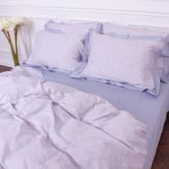 Наволочка сатин Elit Great Stone 60x60 см сірий MirSon